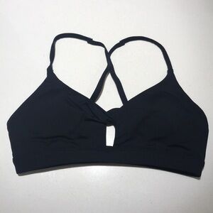 F21 black sports bra